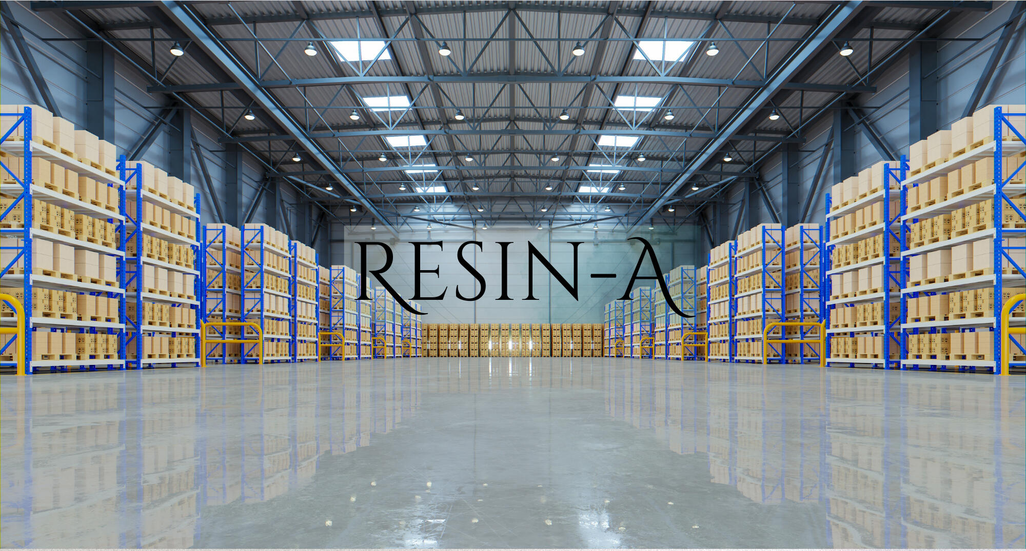 Epoxy warehouse floor Pisos resina resin bodega nave